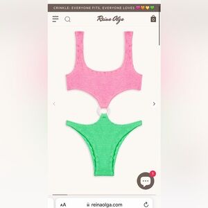 REINA OLGA CRINKLE ONE PIECE!